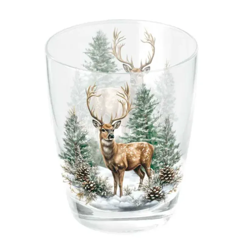 winter stag waterglas